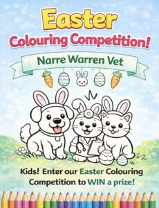 Narre Warren Vet Easter Colouring Competition